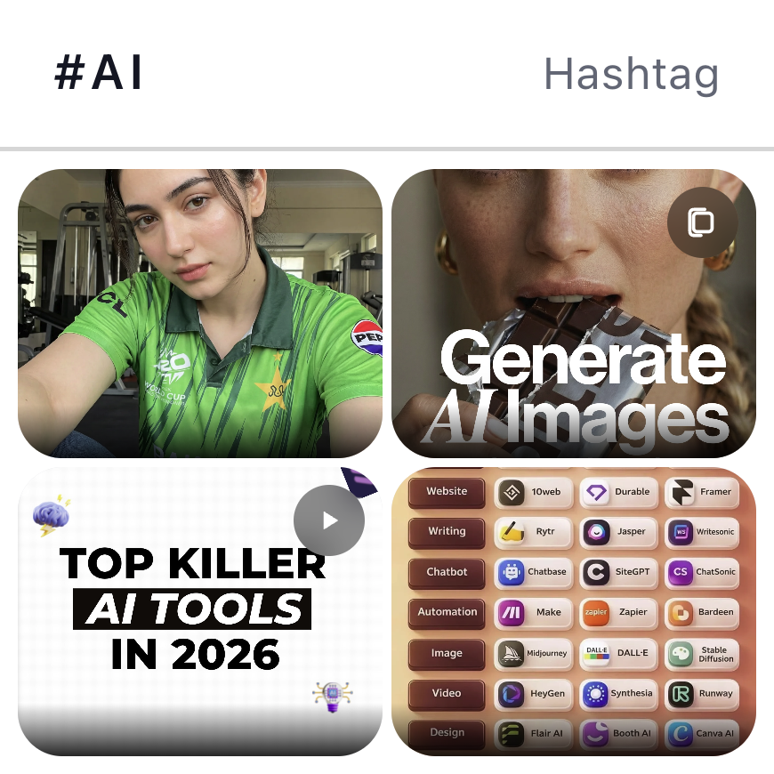 Hashtag Grid small preview